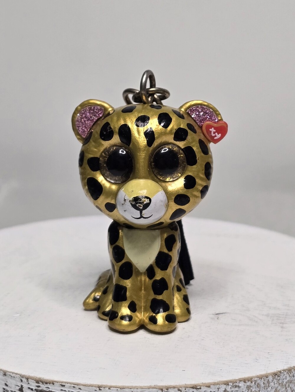 TY Beanie Boos - Mini Boo Collectible Clips - "STERLING the Leopard" Keychain
